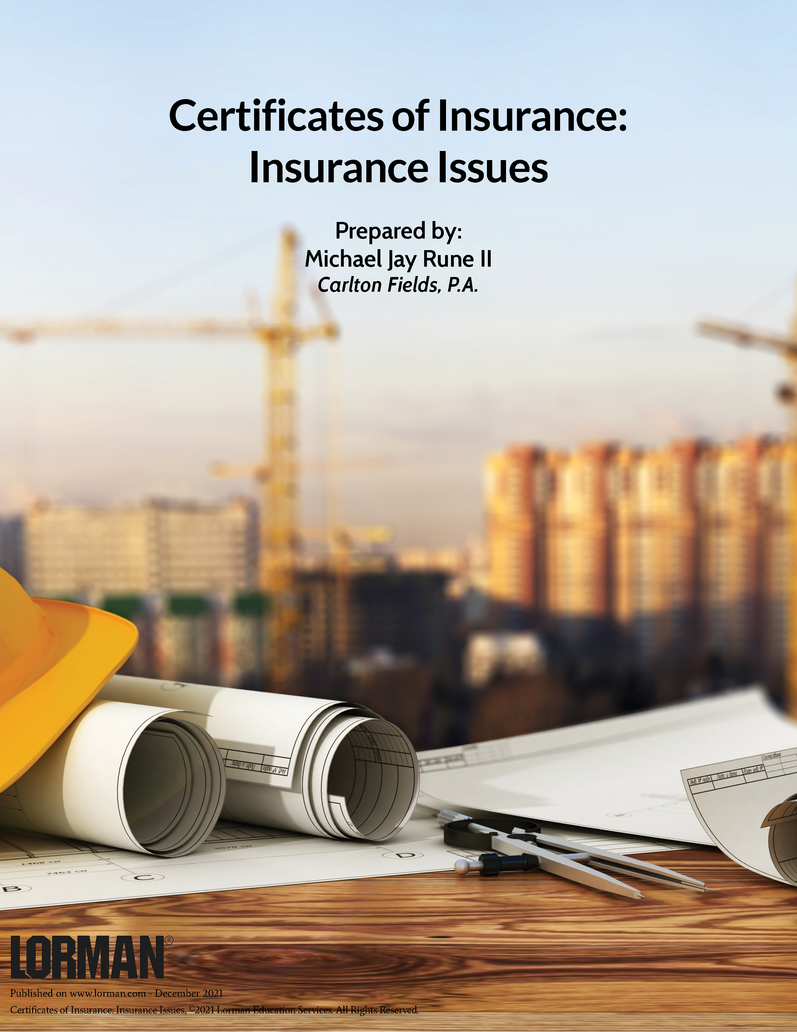 Certificates of Insurance: Insurance Issues