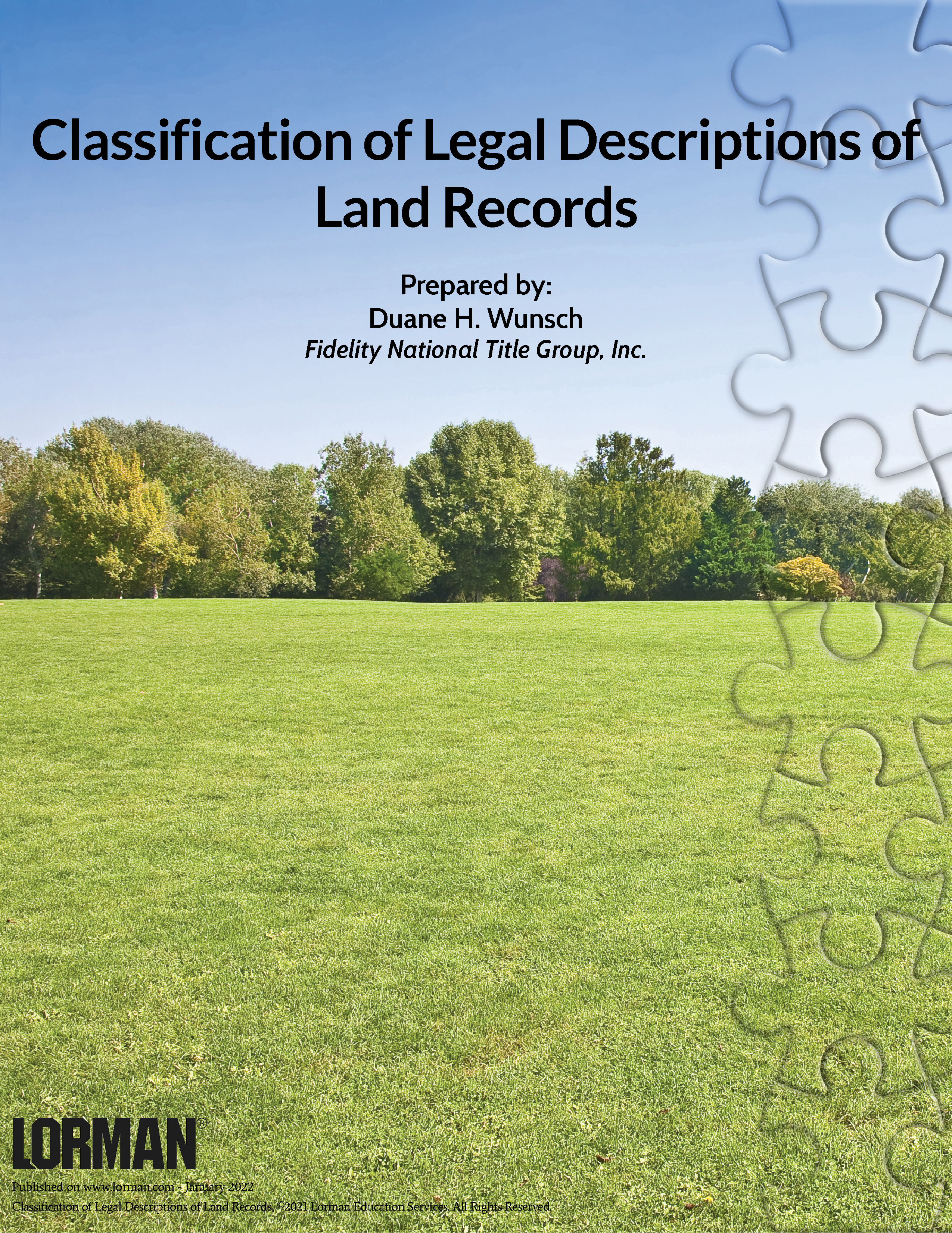 Classification of Legal Descriptions of Land Records