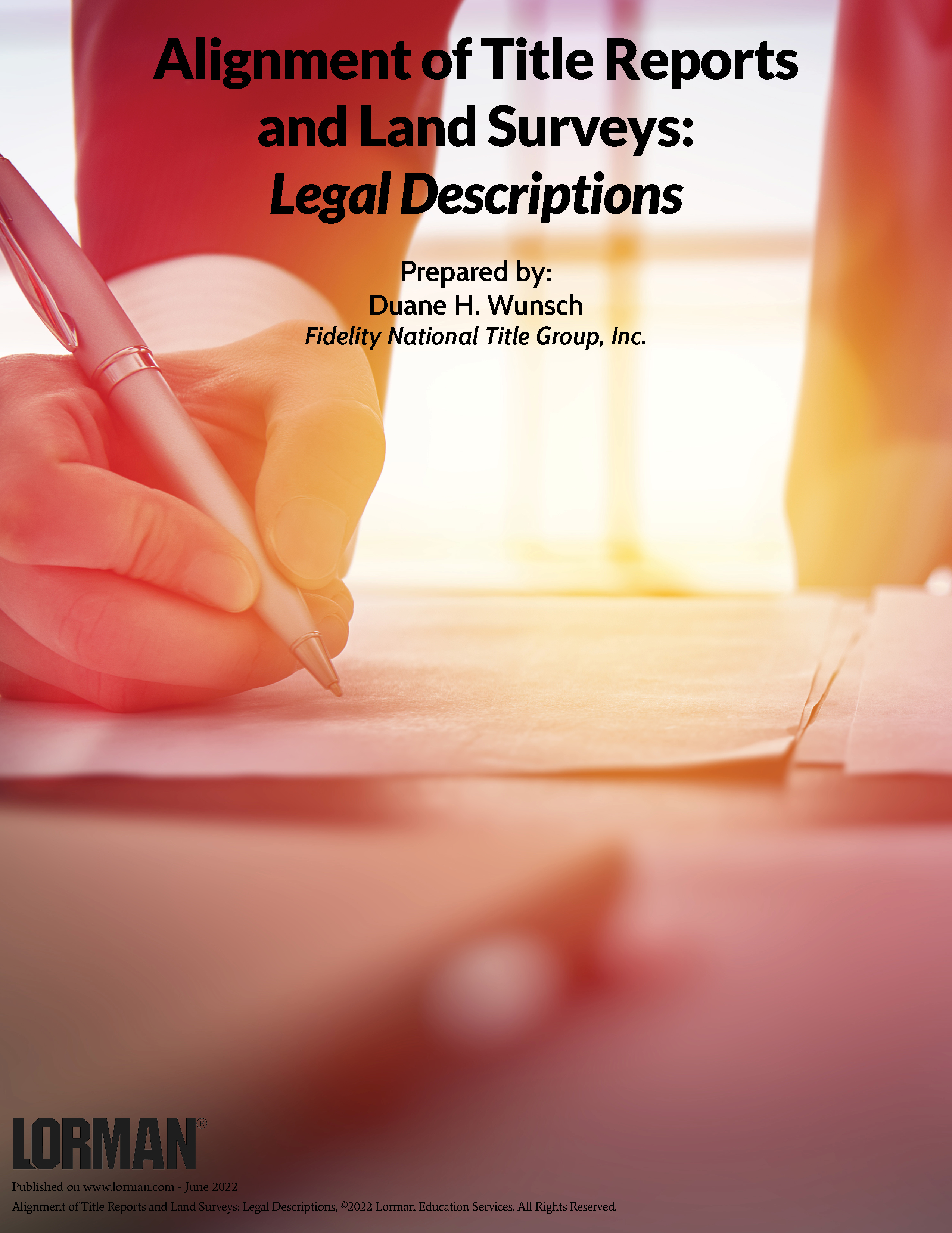 Alignment of Title Reports - Legal Descriptions