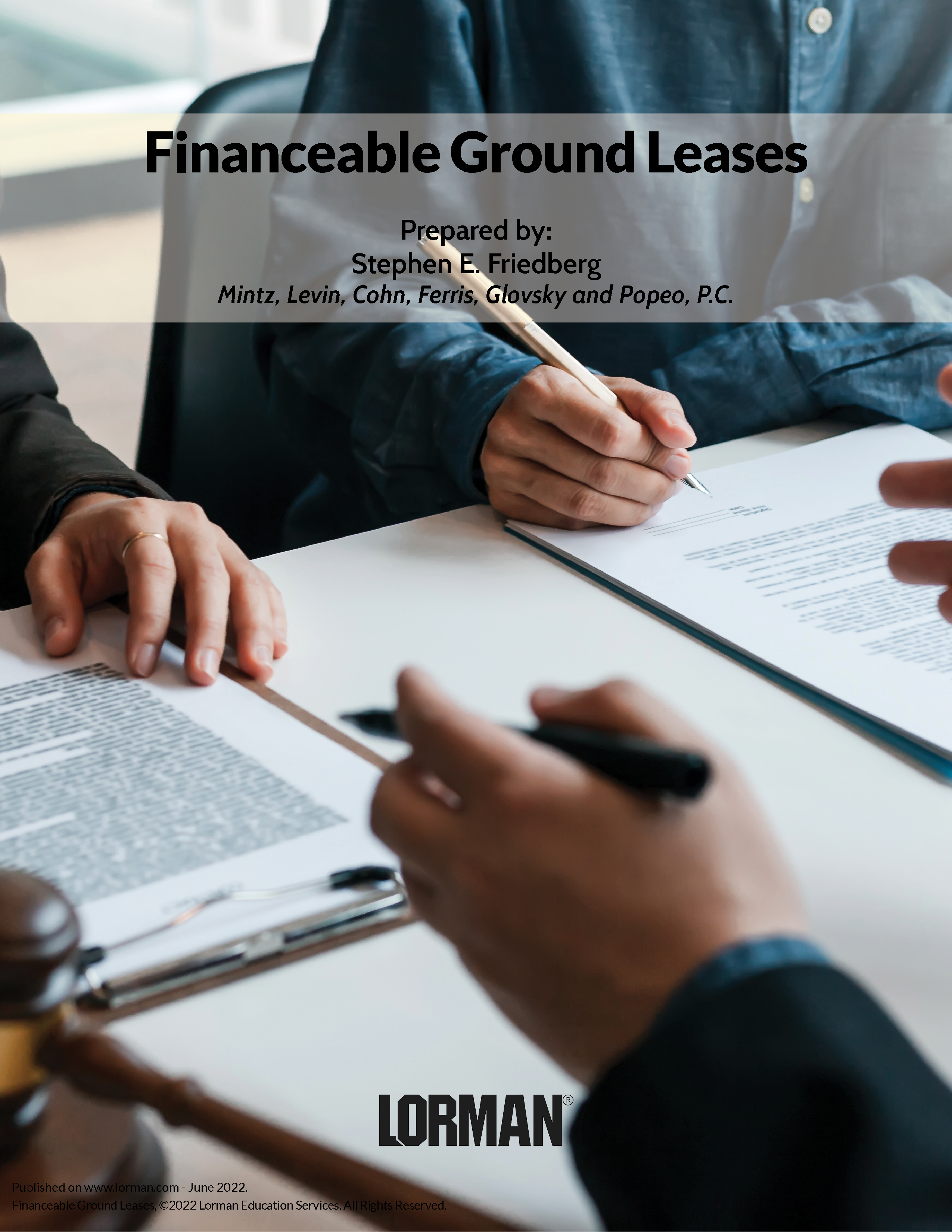 Financeable Ground Leases